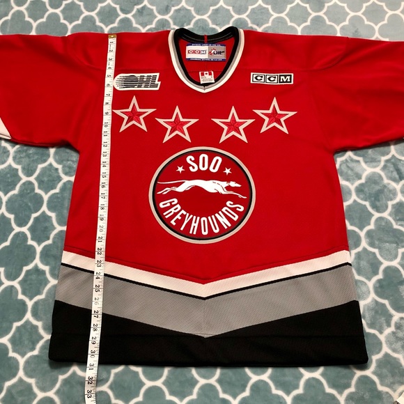 ⛔️SOLD⛔️ CCM SOO GREYHOUNDS CHL JERSEY - Picture 16 of 16